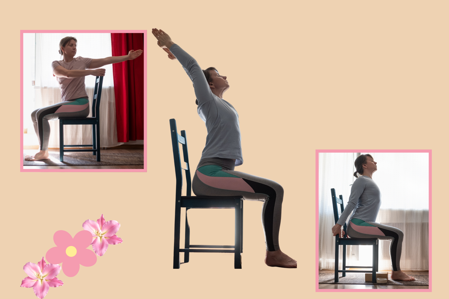 In-Home Personal Chair Yoga Wellness Course, (4) one-on-one Private Sessions, 55 minutes each, includes 4 private sessions In-Home, Signature Program!