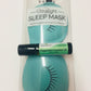 2-piece gift set of Relaxation! Eye Mask and Peppermint Essential Oil  (10 ml. pre-diluted) roller bottle, Ideal for power-napping